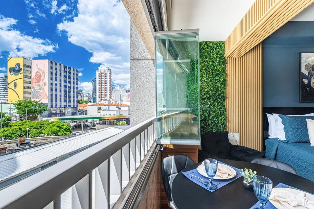Pinheiros I Faria Lima, Apto Studio, 50m Metro, Piscina, Wi-fi Căn hộ São Paulo
