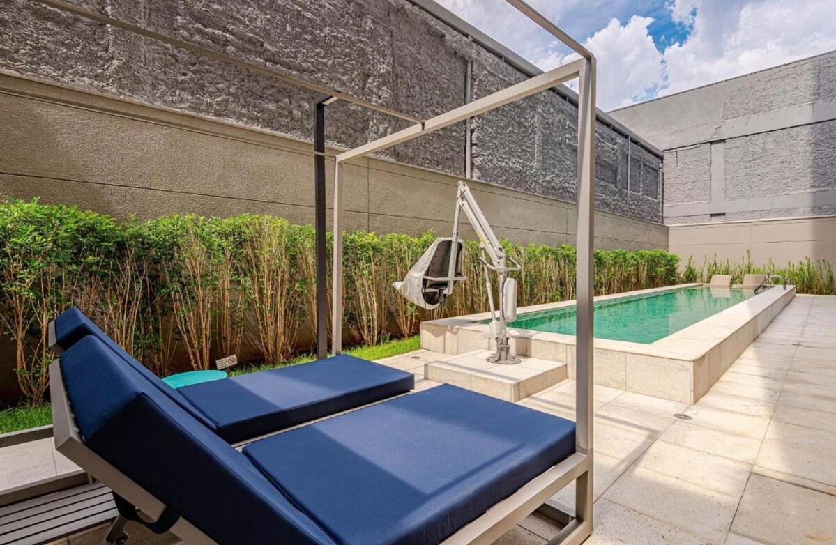 Pinheiros I Faria Lima, Apto Studio, 50m Metro, Piscina, Wi-fi Căn hộ *