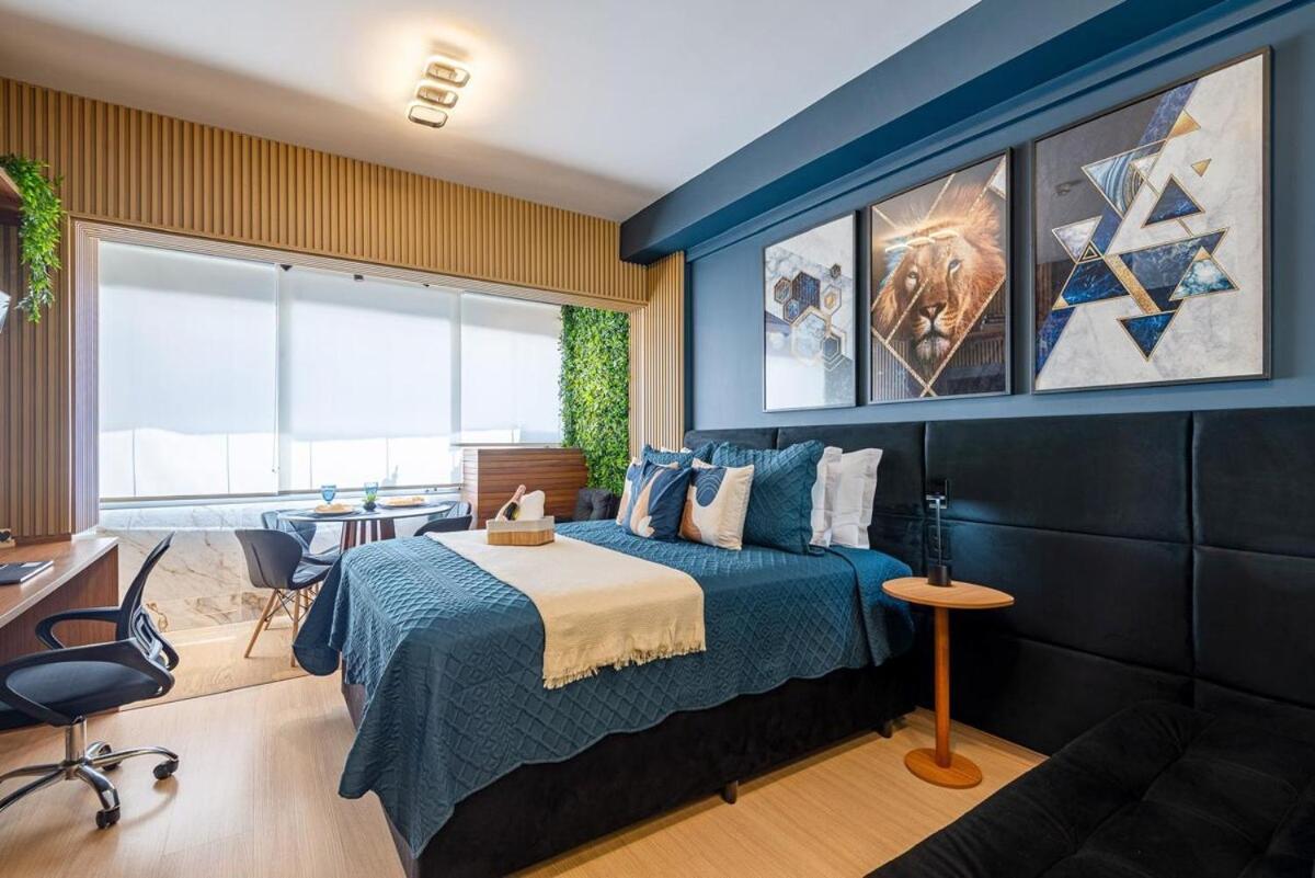 Căn hộ Pinheiros I Faria Lima, Apto Studio, 50m Metro, Piscina, Wi-fi *