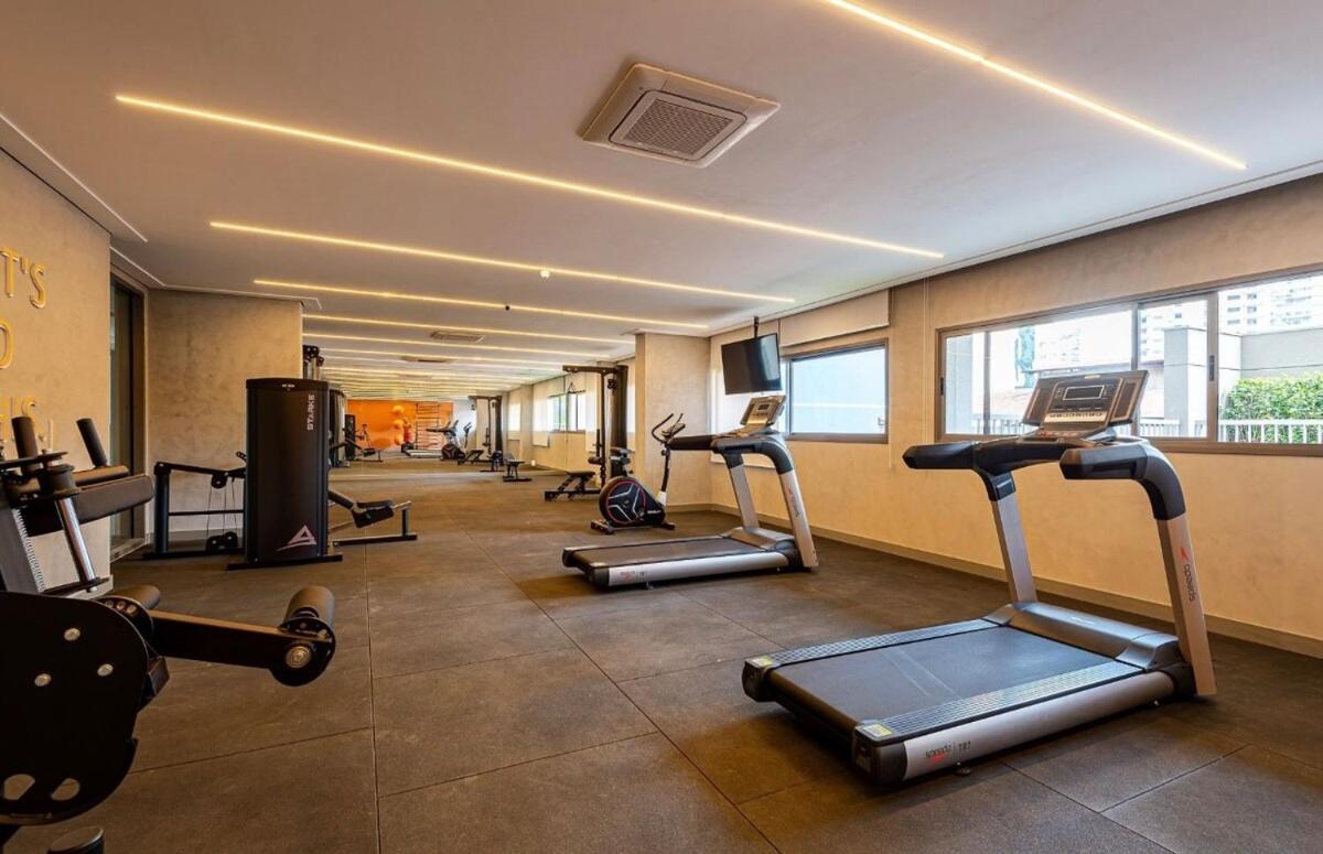 Căn hộ Pinheiros I Faria Lima, Apto Studio, 50m Metro, Piscina, Wi-fi *