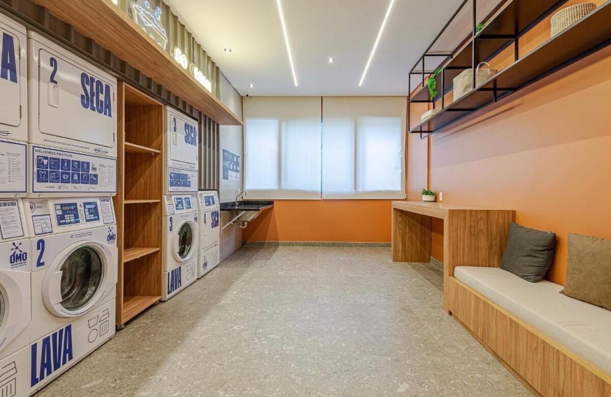 Căn hộ Pinheiros I Faria Lima, Apto Studio, 50m Metro, Piscina, Wi-fi