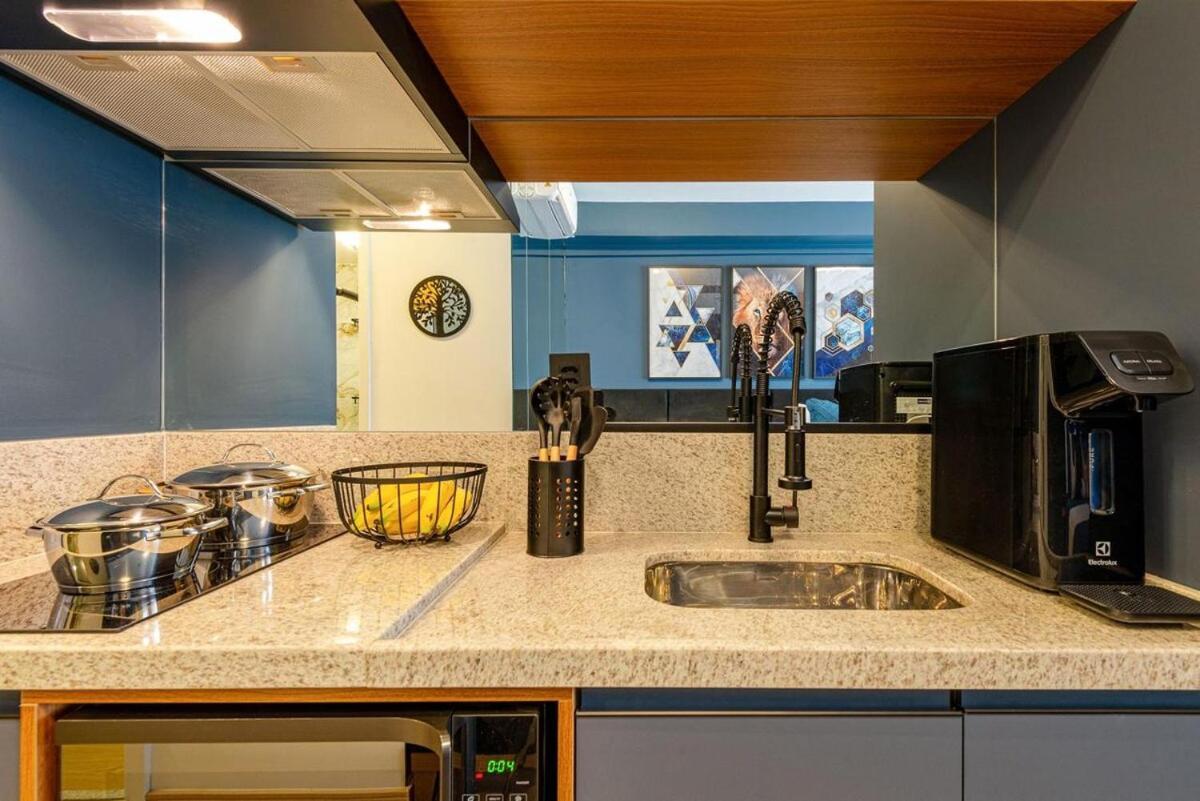 Pinheiros I Faria Lima, Apto Studio, 50m Metro, Piscina, Wi-fi Căn hộ São Paulo