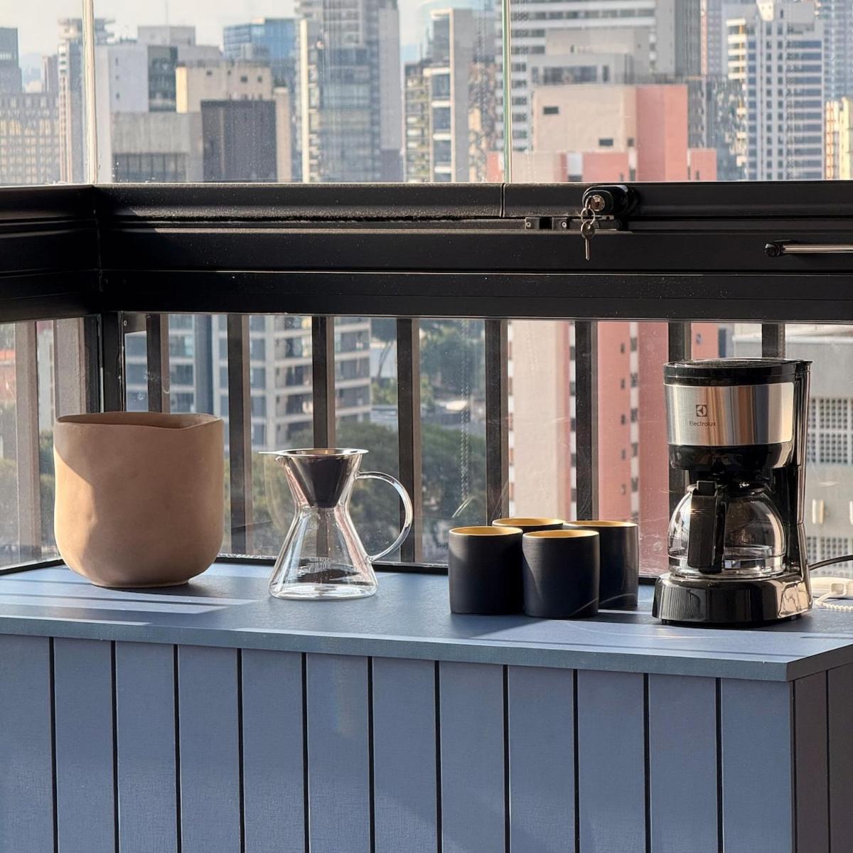 Apartment Com Estacao De Trabalho E Vista Proximo A Faria Lima E Congonhas