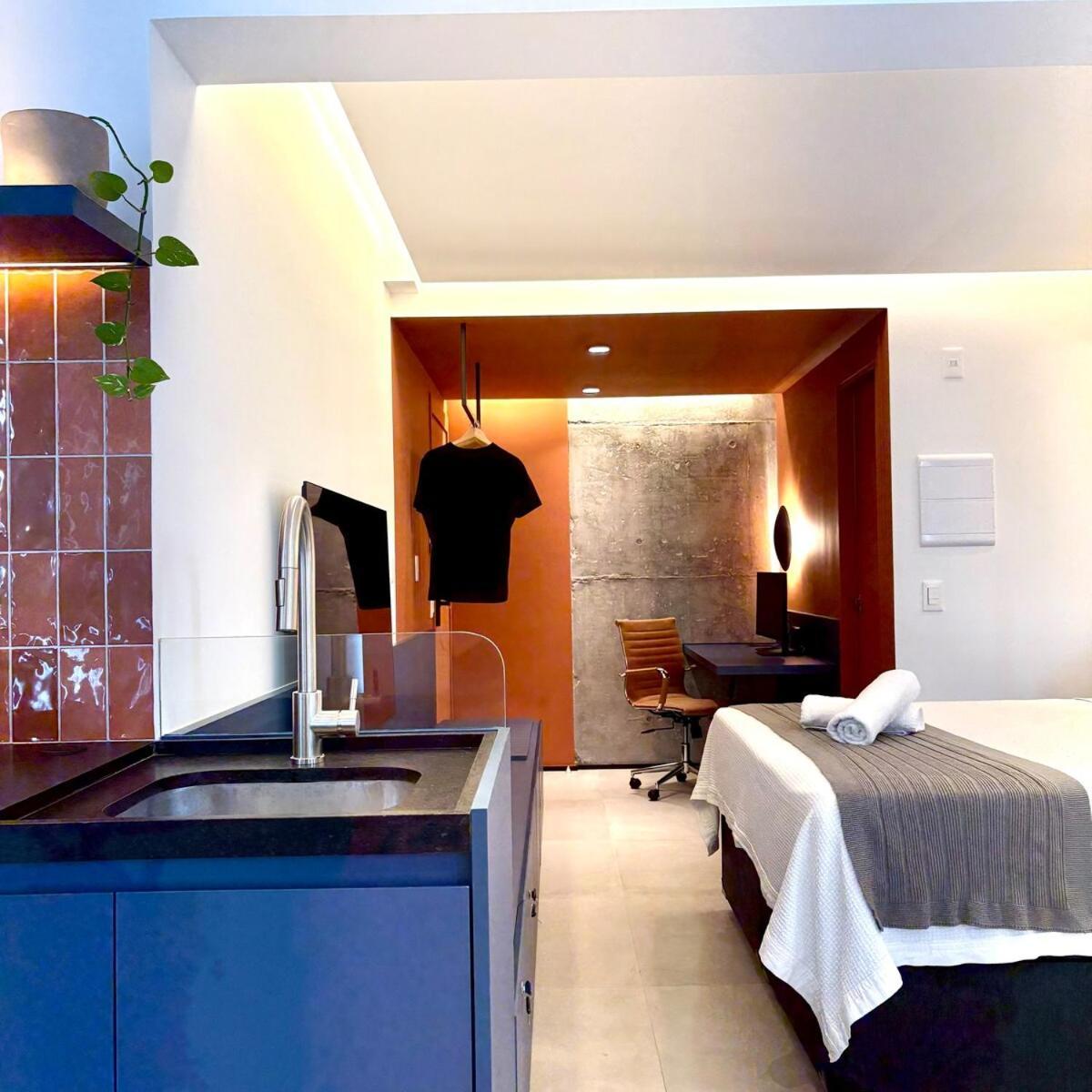 Apartment Com Estacao De Trabalho E Vista Proximo A Faria Lima E Congonhas