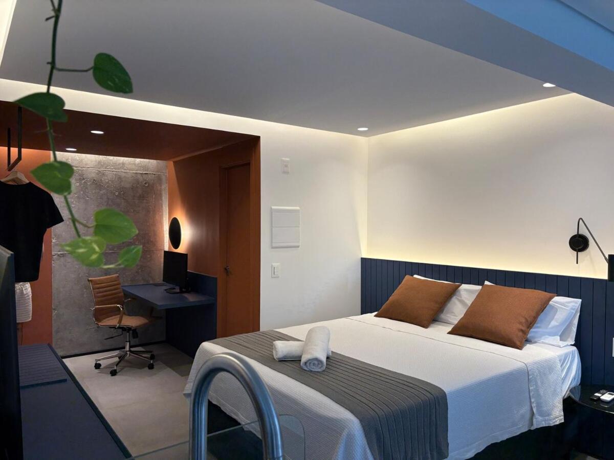Apartment Com Estacao De Trabalho E Vista Proximo A Faria Lima E Congonhas