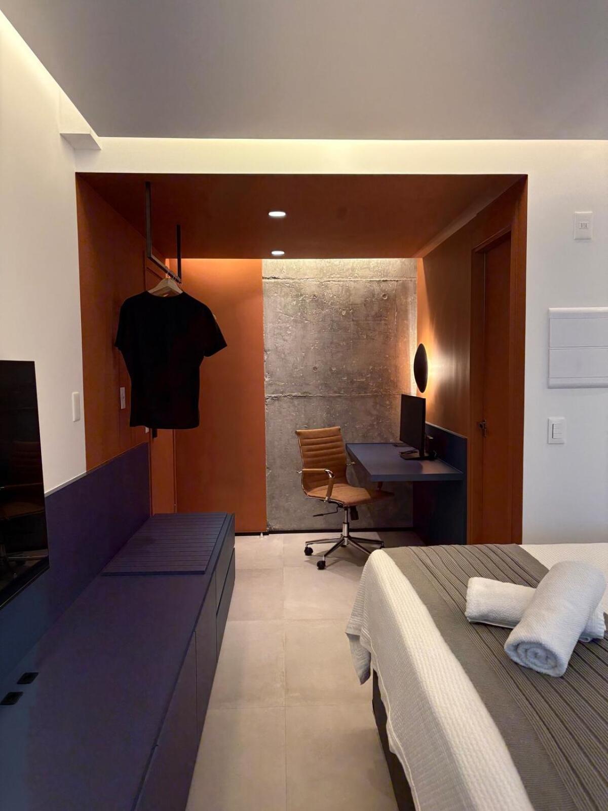 Apartment Com Estacao De Trabalho E Vista Proximo A Faria Lima E Congonhas Sao Paulo