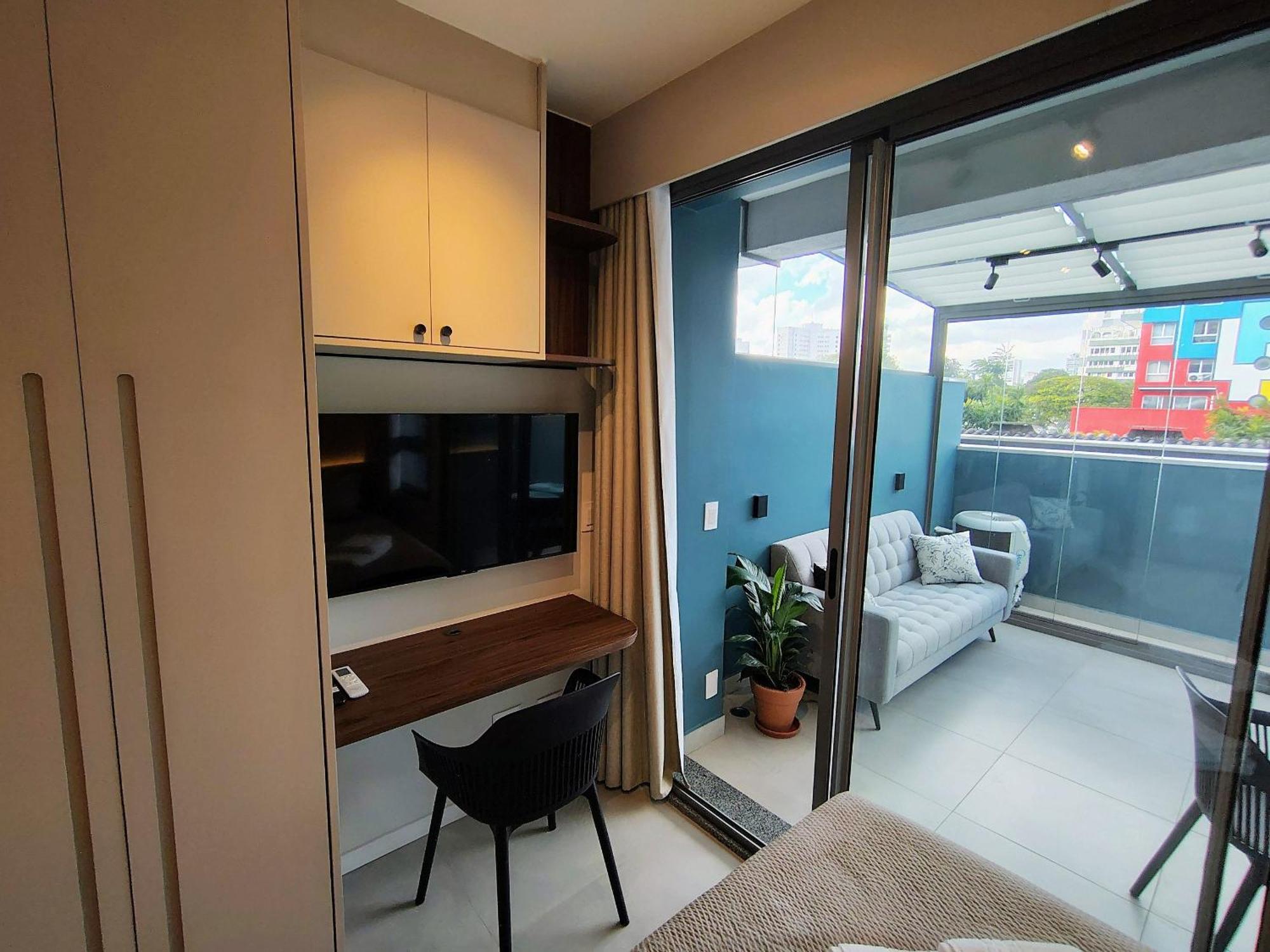 Estudio Com Terraco - Santo Amaro Apartment *