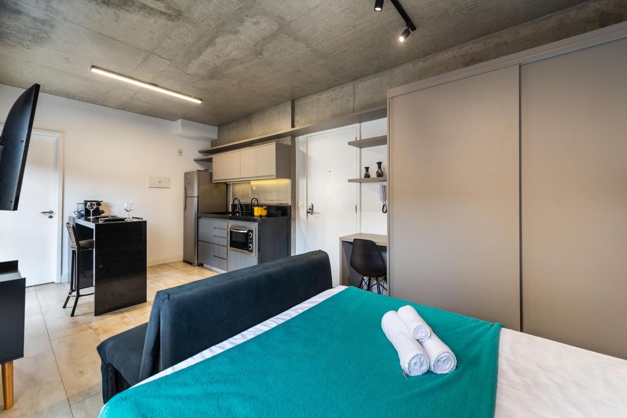 94 Design Com Vaga Av Paulista, Augusta Apartment