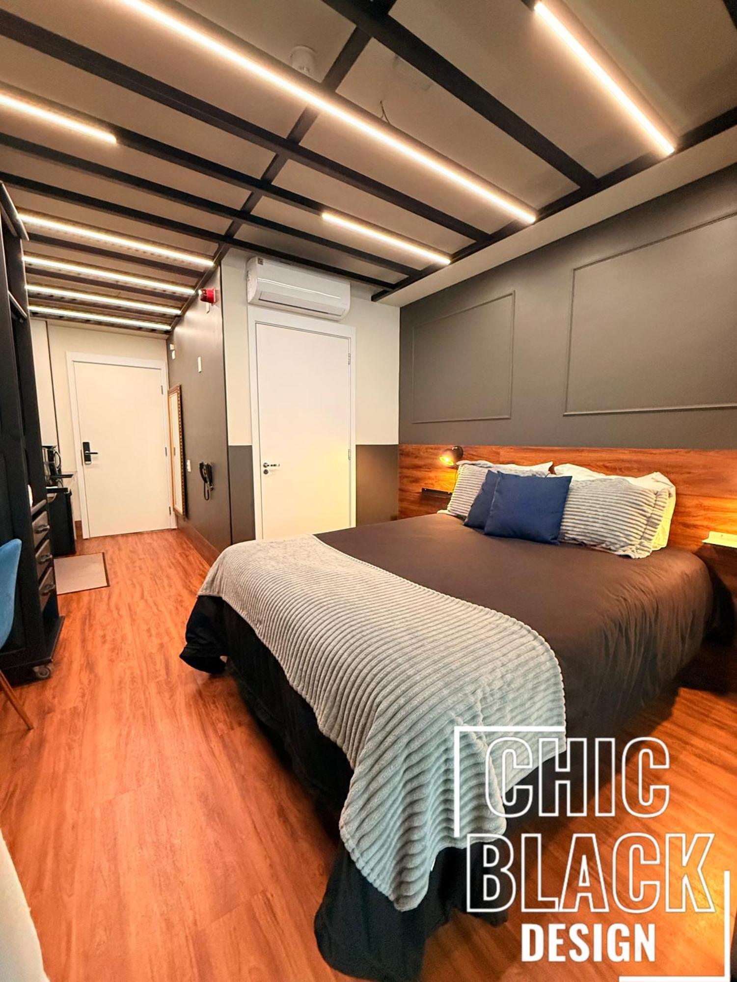 Apartamento Chic Black Design - Zpinheiros