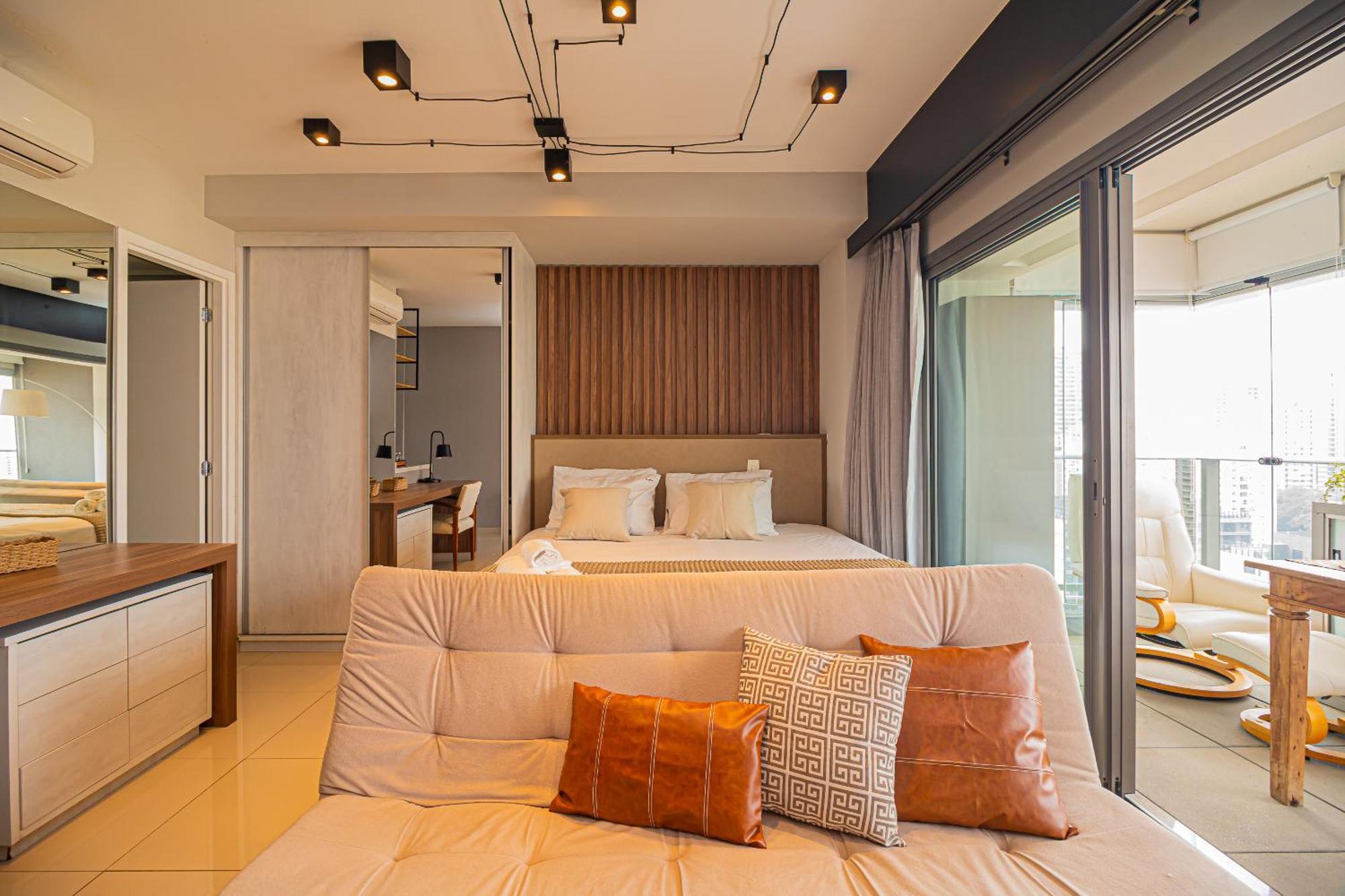 Nude Stay Habitarte Brooklin - Varandao Com Vista Incrivel - Piscina Sauna E Academia - Ate 3 Pessoas *