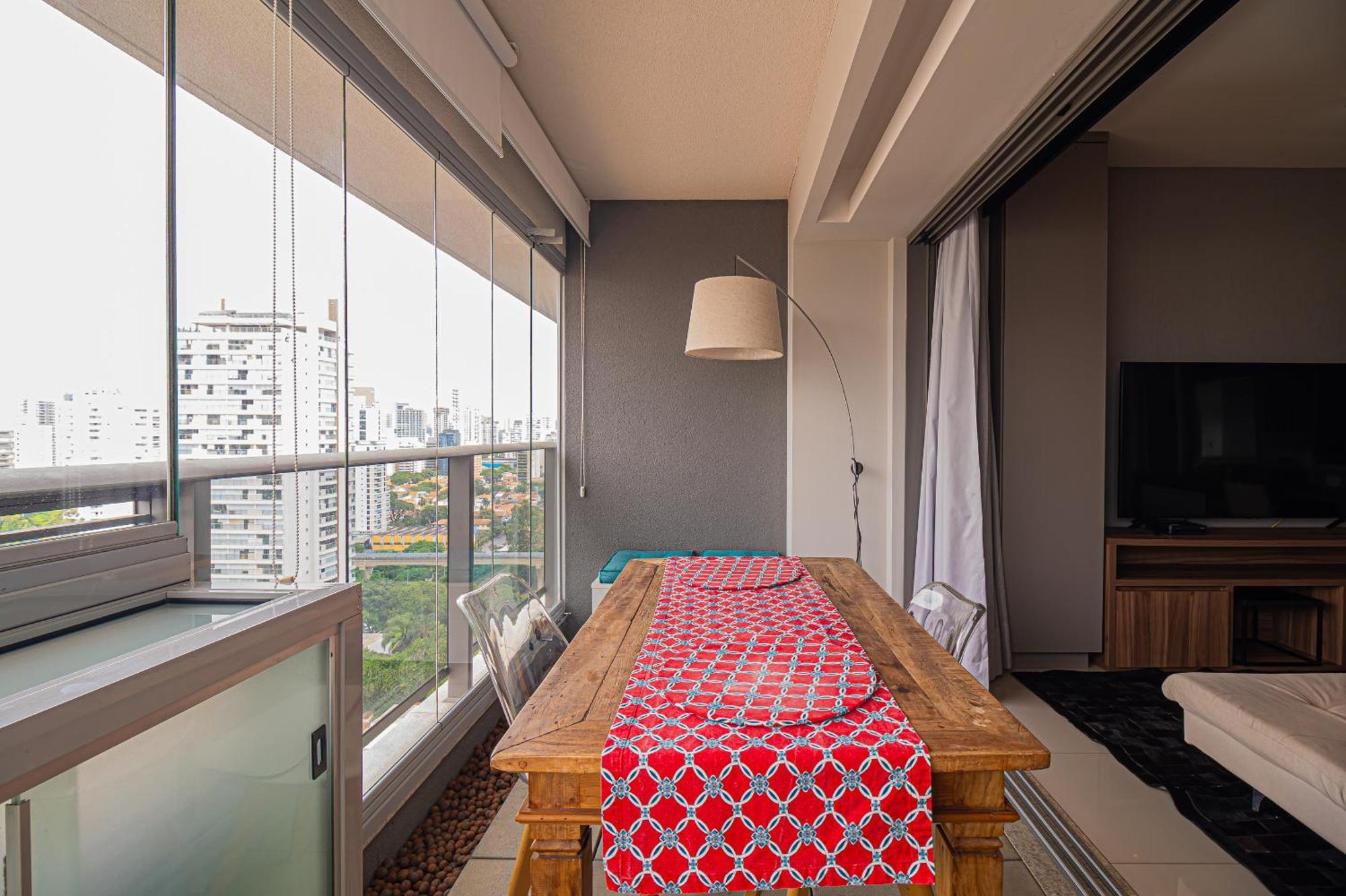 Nude Stay Habitarte Brooklin - Varandao Com Vista Incrivel - Piscina Sauna E Academia - Ate 3 Pessoas