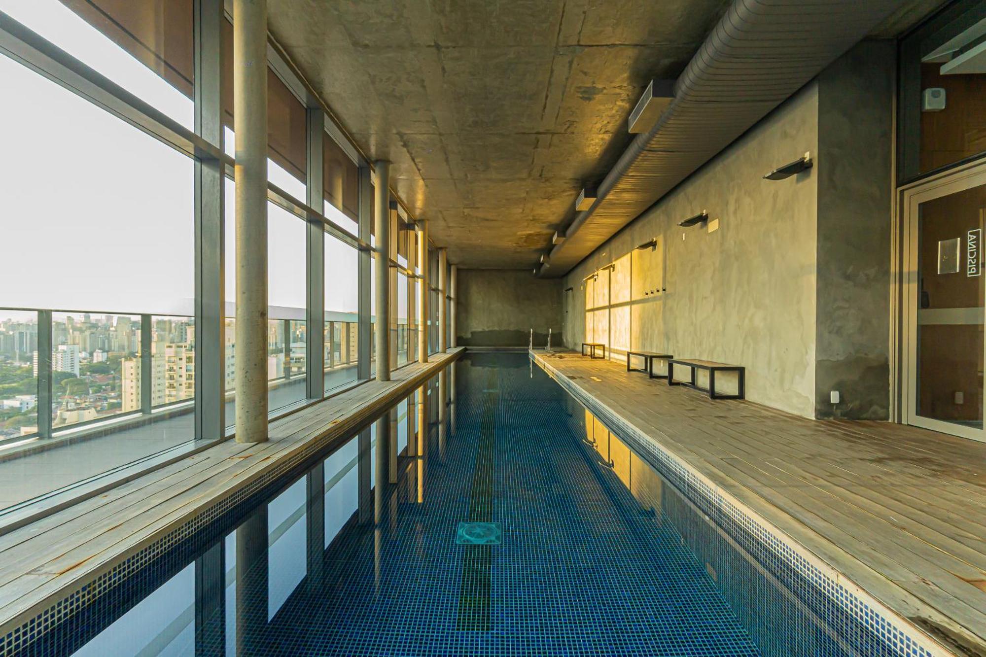 Nude Stay Habitarte Brooklin - Varandao Com Vista Incrivel - Piscina Sauna E Academia - Ate 3 Pessoas * Sao Paulo